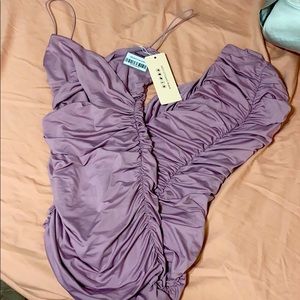 Oh Polly midi bodycon dress